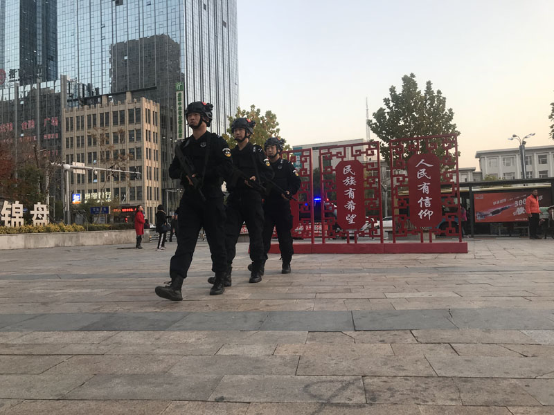 盘锦巡特警车巡步巡相结合