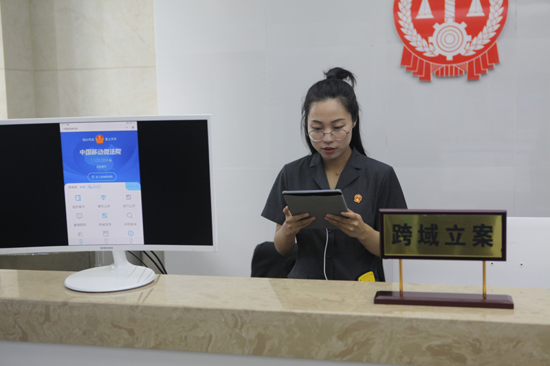 抚顺中院跨域立案专区