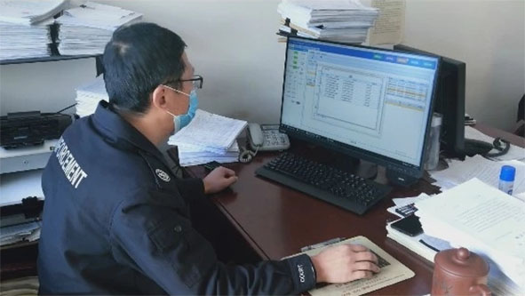 王勇正在进行线上解封