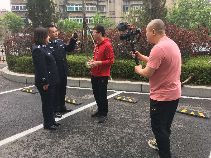 检察干警拍摄中