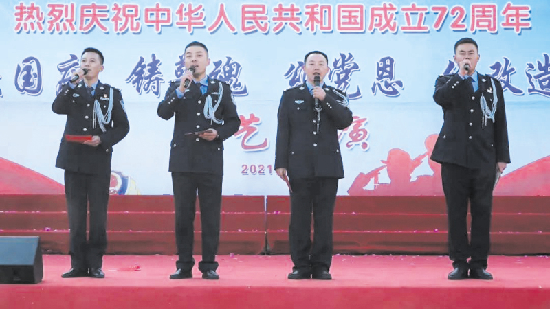 配图凌源二监 文艺汇演