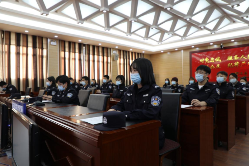 龙港辅警练兵