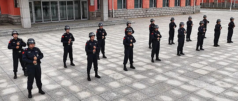 三题图,实战大练兵警务技能考核现场