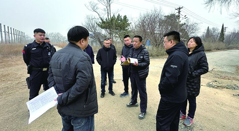 二题图，周末执行现场