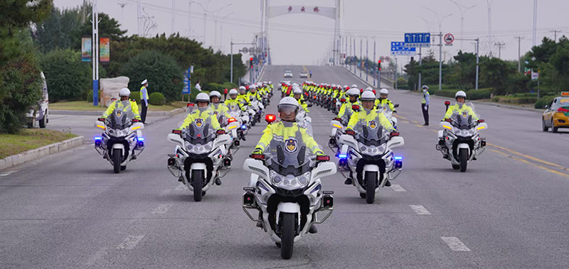 机动大队出发执行任务 受访单位供图